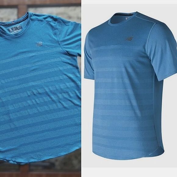 New Balance Q Speed Jacquard Short Sleeve training shirt - Picture 1 of 15